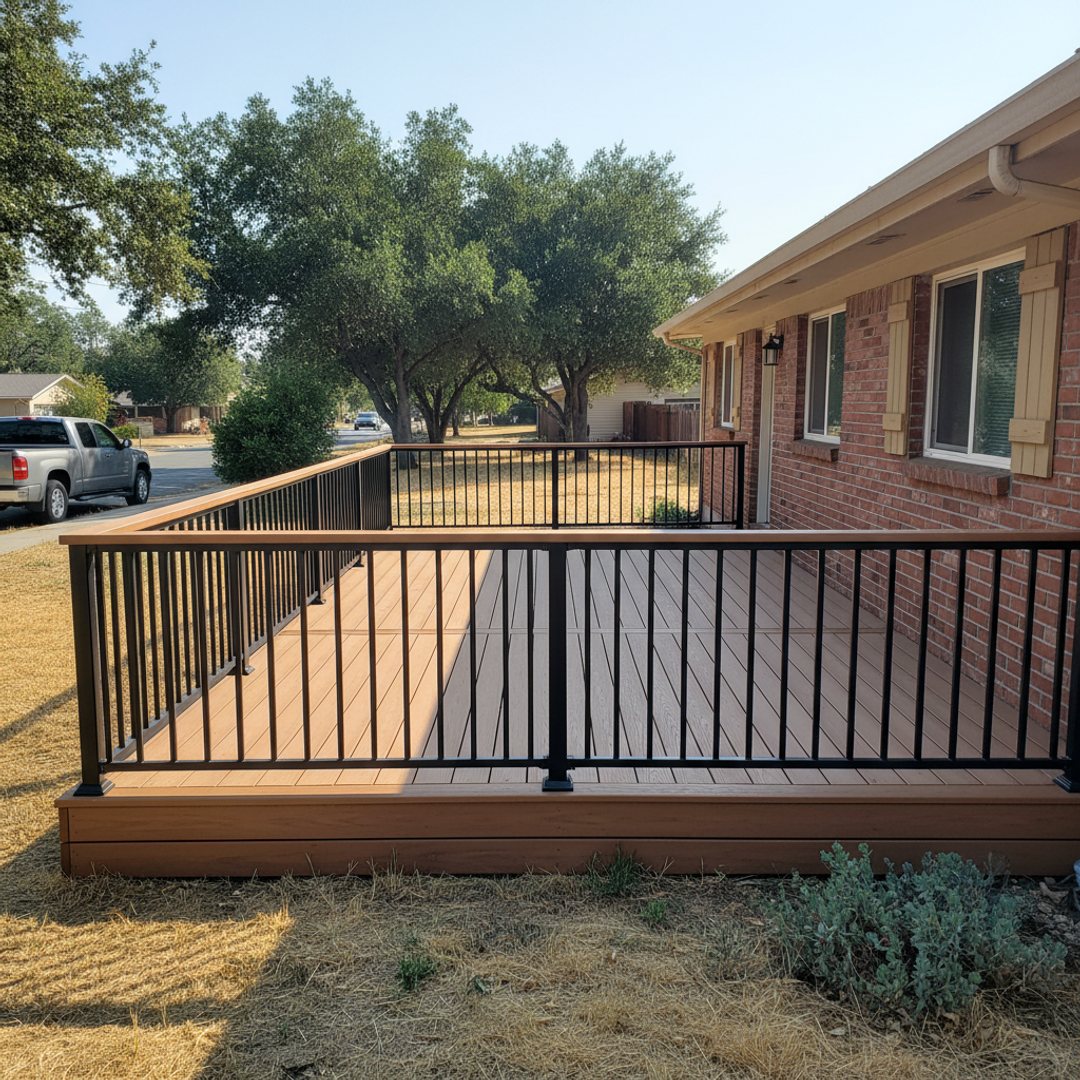 Composite Decking Installation completed by Coastal Deck Solutions in Madera, CA